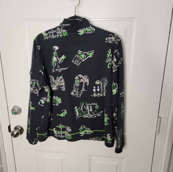 Women's Erin London Embellished Zip Up Jacket Size Large - Picture 6 of 7